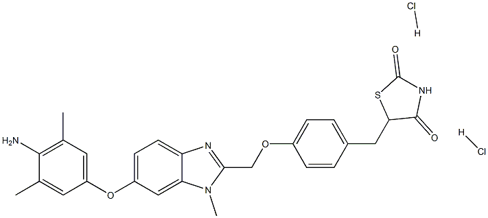 Inolitazone dihydrochloride Structure